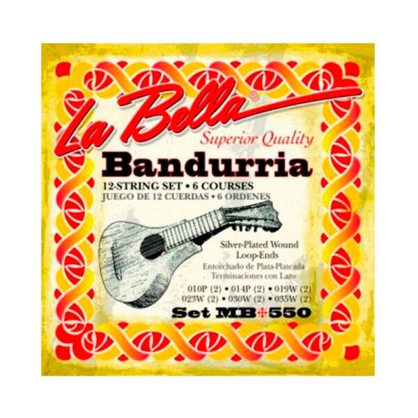 Cuerdas Bandurria La Bella Set MB-550