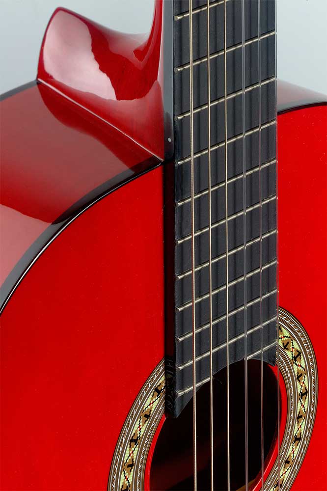 Stagg c405 M Rojo c405 – Guitarra clásica Tamaño 1/4 Rojo 