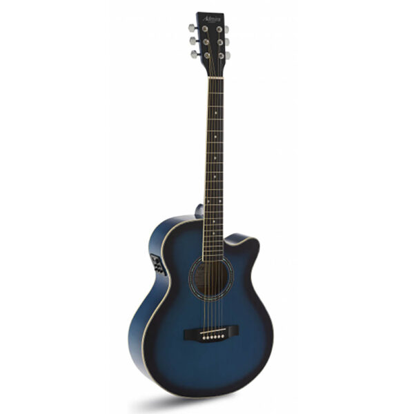guitarra acustica admira indiana color azul